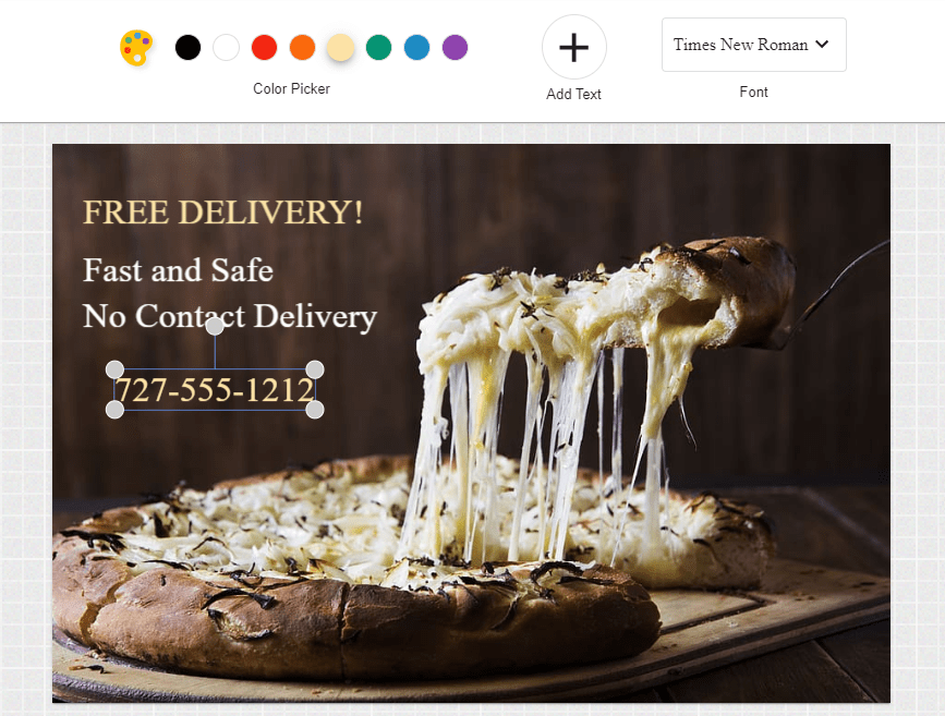 Drag & Drop Email Editor Adds Text to Images